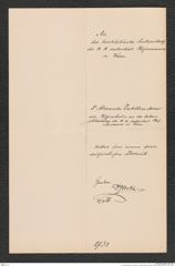 k.k. naturhistorisches Hofmuseum, Intendanzakten 1885-1896 (Hauer), Aktenzahl Z.209.a/1887, Seite 4